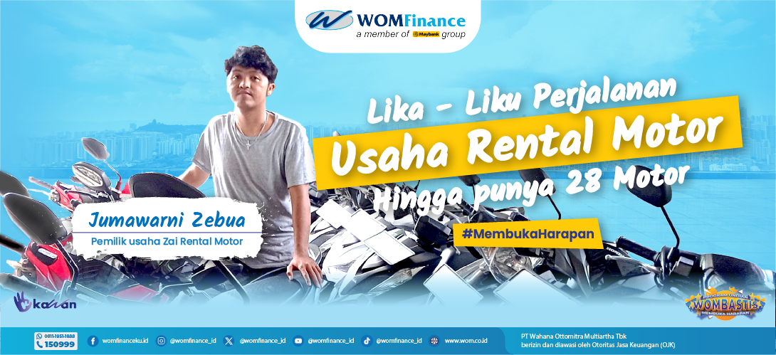 Lika-Liku Perjalanan Usaha Rental Motor Hingga Punya 28 Motor